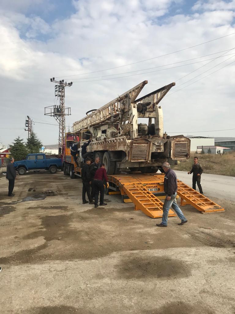 KASKİ (Kayseri) İçmesuyu Sondaj Kuyuları Açım işinde 26 adet kuyu açıldı... 